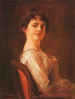 Munkacsy, Mihaly - Portrait of a Woman